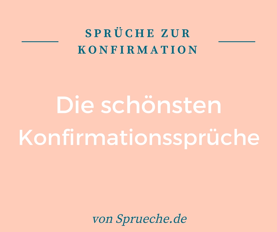 Konfirmationssprüche